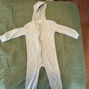 Little one shop 2t hooded one piece sweatsuit